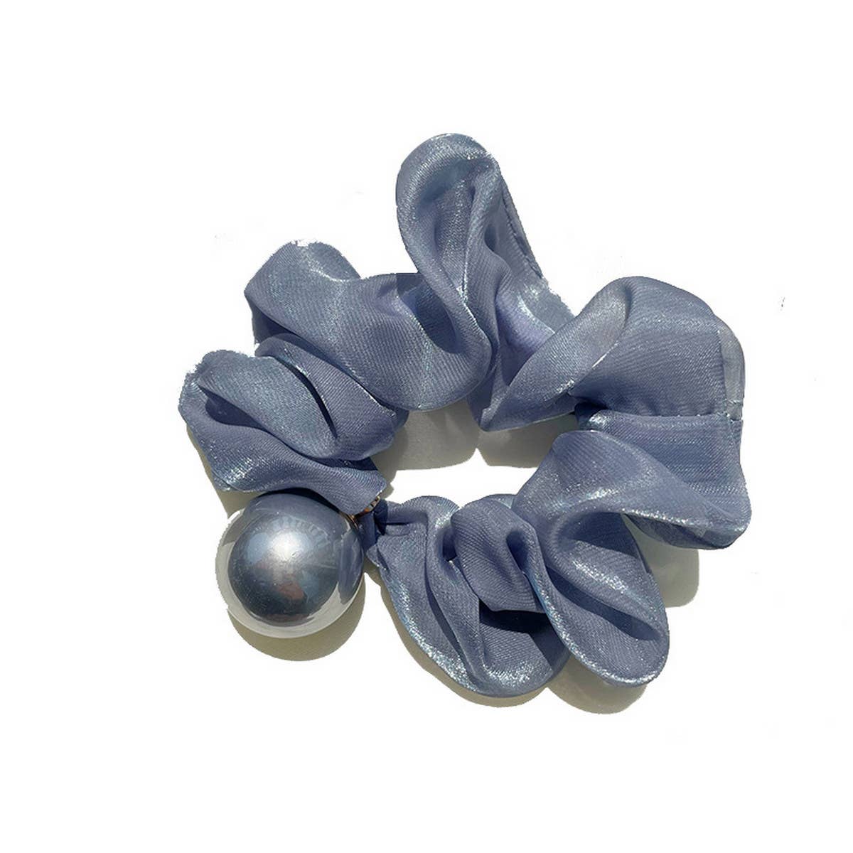 RETRO SIMPLE PEARL LARGE INTESTINE HAIR TIE_CWAHA0761