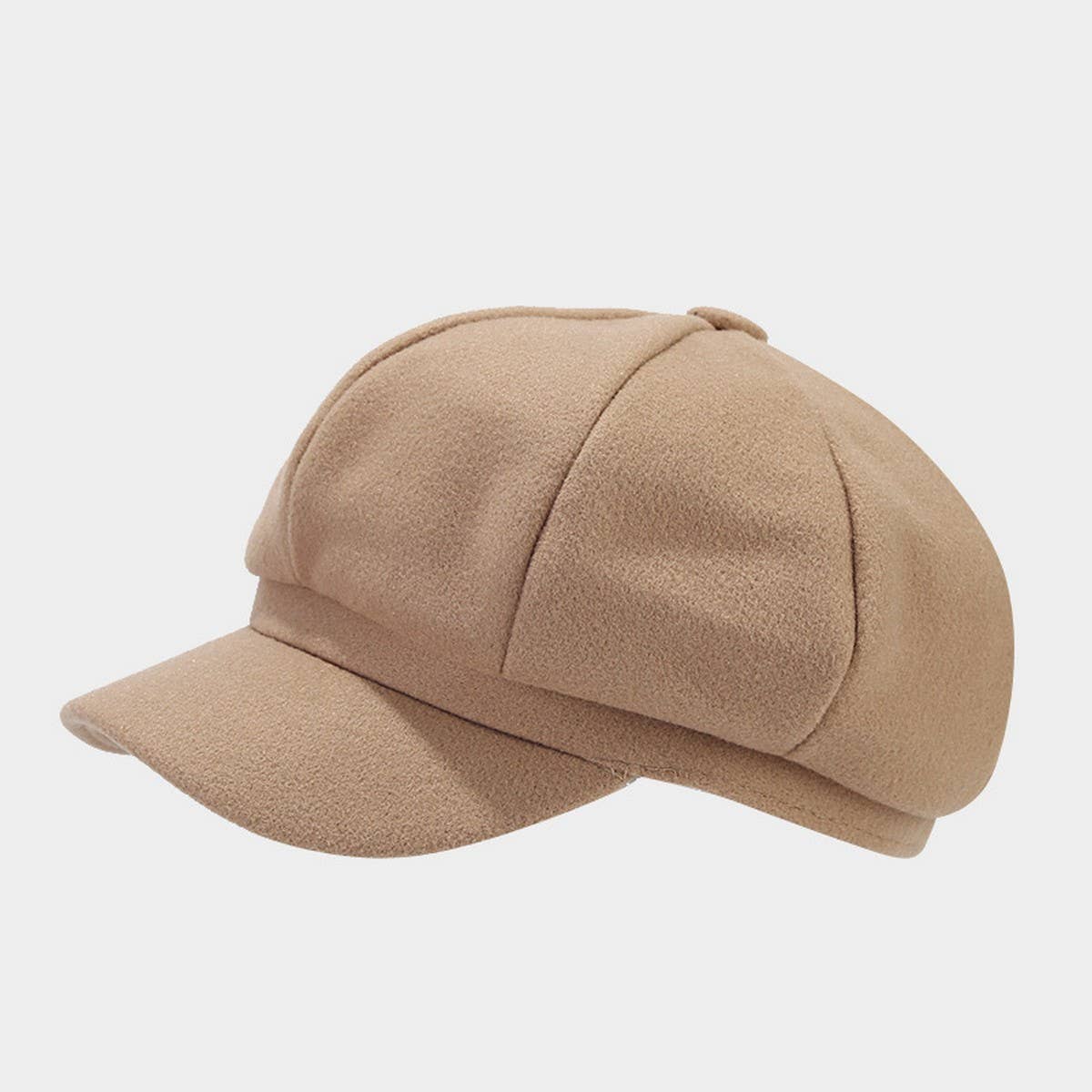 Winter Wool Beret Cap Retro Newsboy Octagonal Hat_Cwah04703