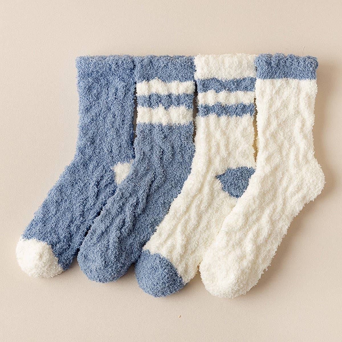 Women'S Thick Warm Coral Fleece Mid-Tube Socks_Cwms1124