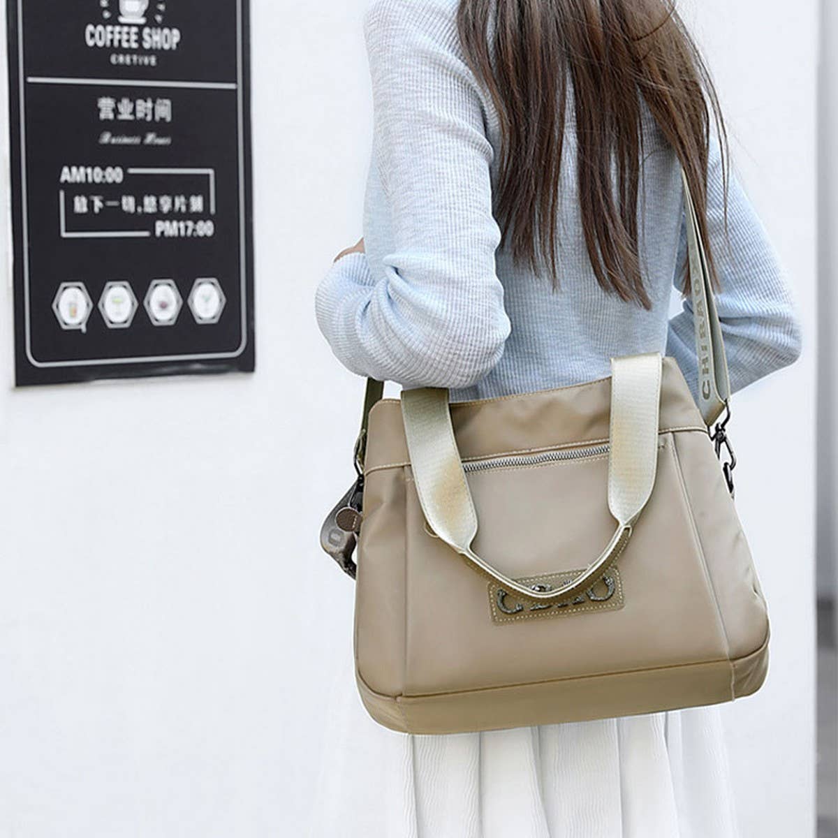FASHION WATERPROOF NYLON SHOULDER BAG_CWASC1761
