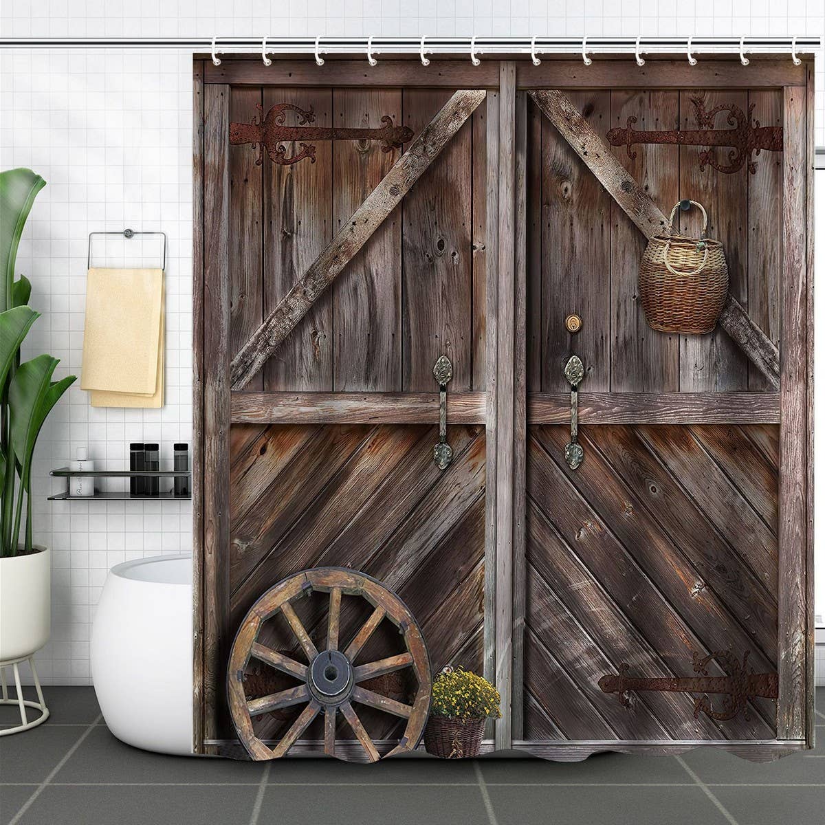 DIGITAL PRINTING WATERPROOF SHOWER CURTAIN_CWMM1790