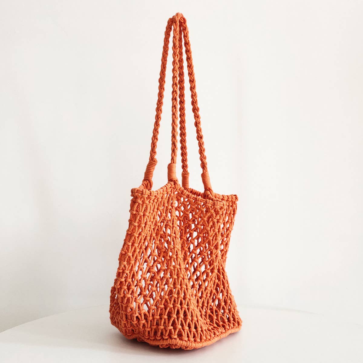 Ven Cotton Shoulder Beach Bag, Hollow Design_Cwab0809
