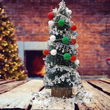 Cwmm10232_Christmas Pom Pom Garland 20 Red Green Balls