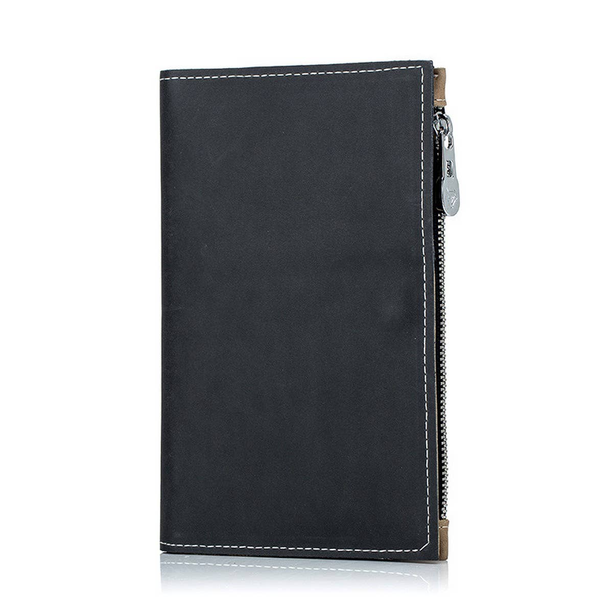 MULTIFUNCTIONAL ZIPPER ULTRA THIN LEATHER WALLET_CWAB3711