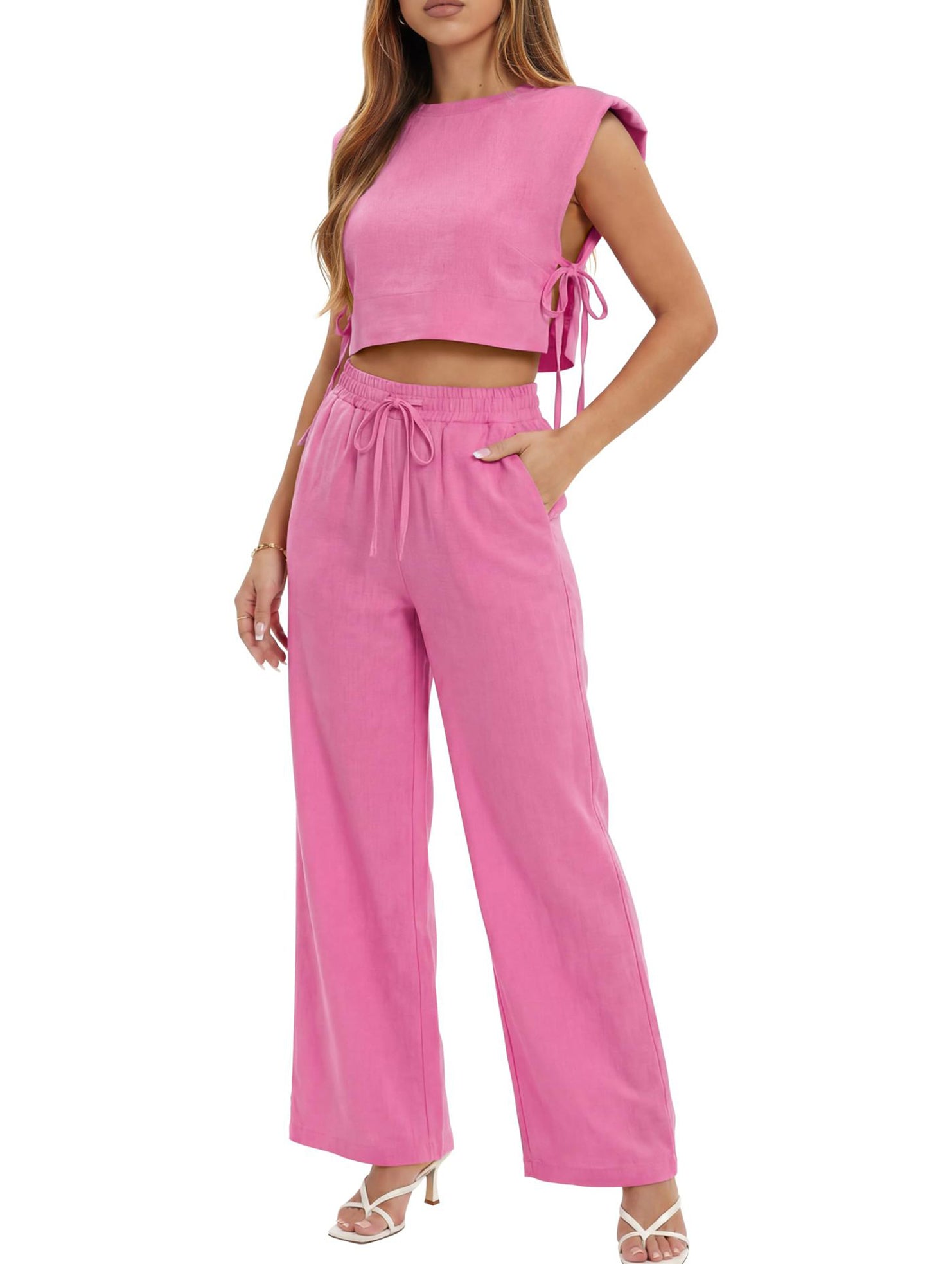 Tank Wide Leg Pants Set_CWBLP01692