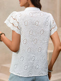 V Neck Casual Shirt_CWTSTS00917