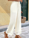 Elastic Waist Straight Pants_CWBLP01682