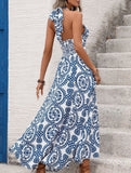 Halter Print Backless Maxi Dress_CWDMD02826