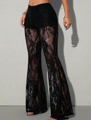 Lace Flare Pants_CWBLP01693