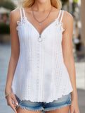 Women?™s Solid Tank Top ??Stretchy Polyester Elastane Blend