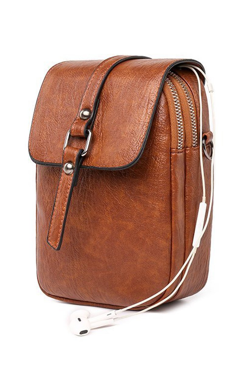TRENDY ONE SHOULDER SQUARE MESSENGER BAG
