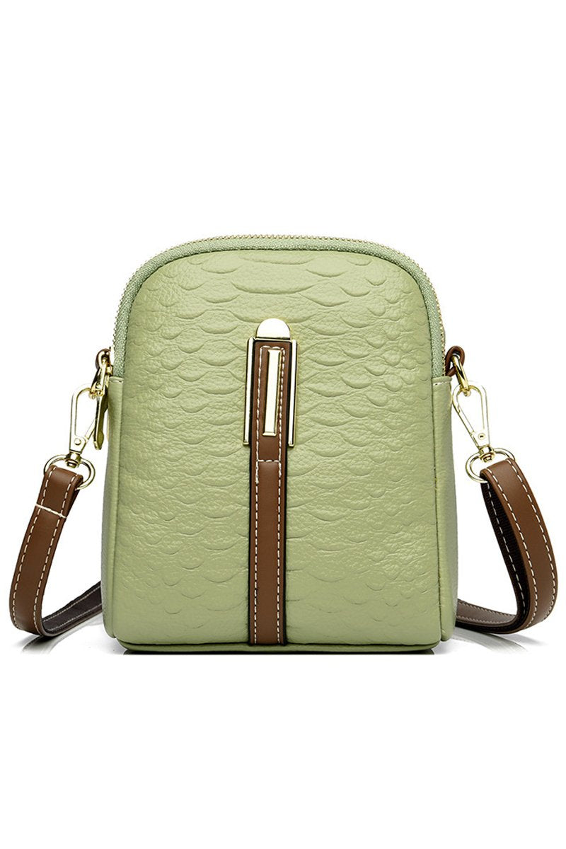 TRENDY SOFT LEATHER RETRO MESSENGER BAG