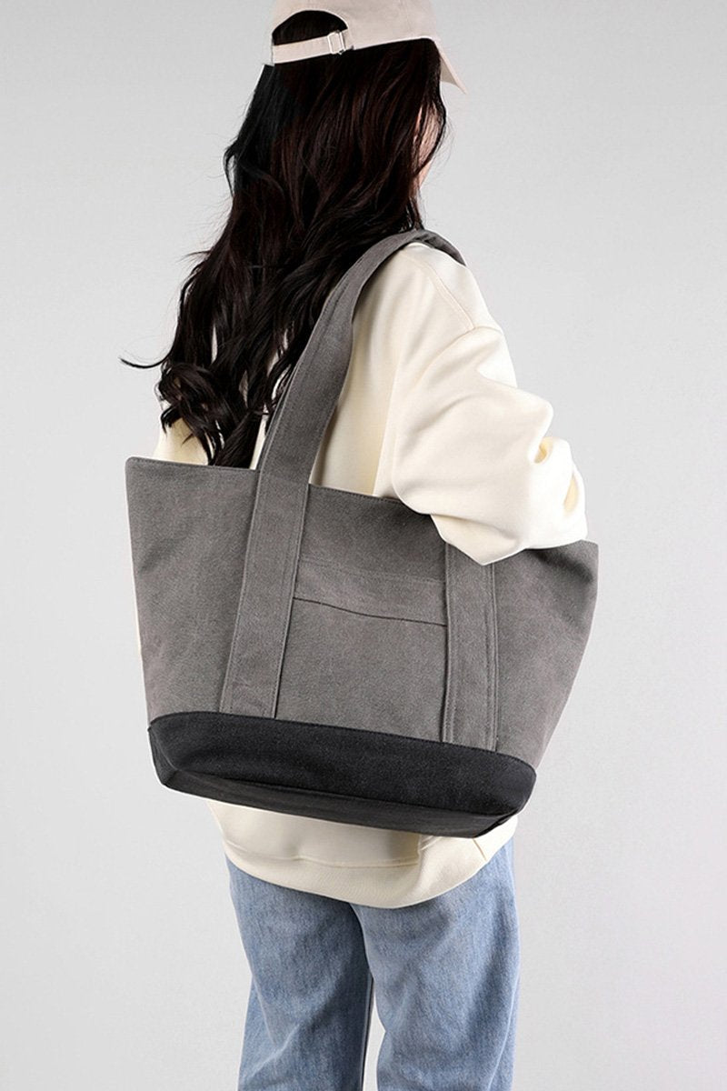CASUAL DAILY CANVAS SHOULDER BAG