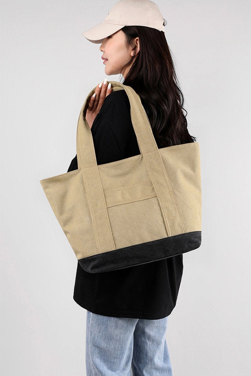 CASUAL DAILY CANVAS SHOULDER BAG