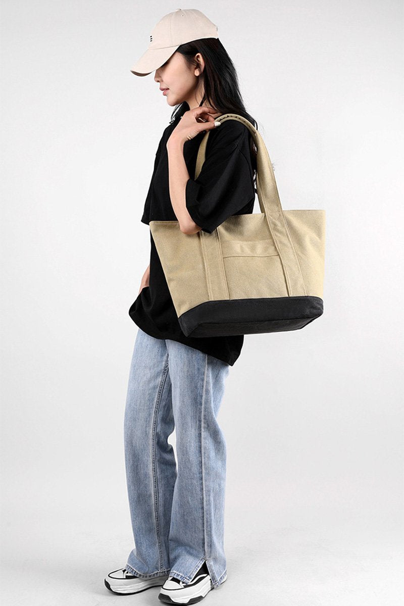 CASUAL DAILY CANVAS SHOULDER BAG