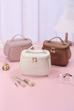 LETTER GRAPHIC PU MAKEUP BAG
