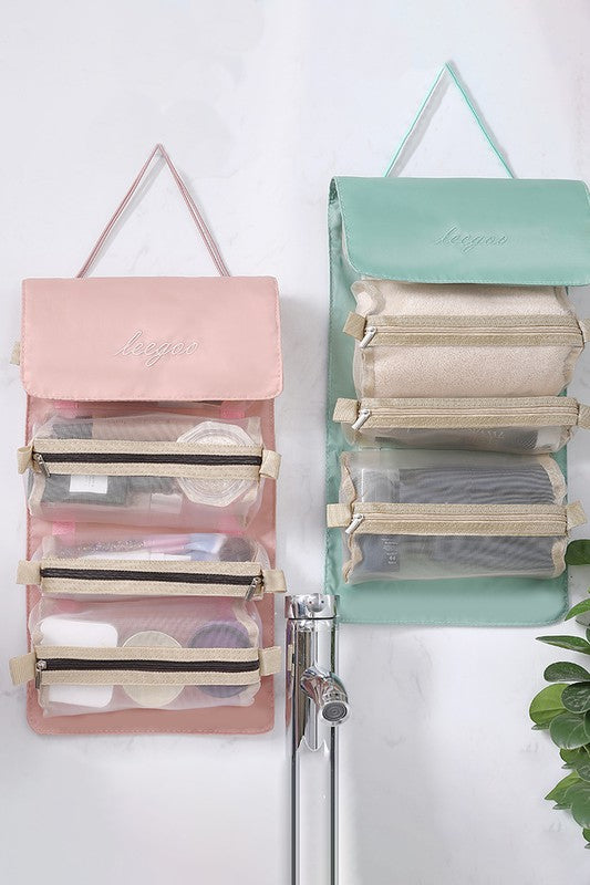 FOLDABLE PORTABLE MAKEUP ORGANIZER FOR TRAVEL