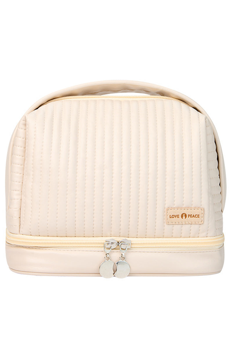 MULTIFUNCTIONAL DOUBLE LAYER COSMETIC BAG