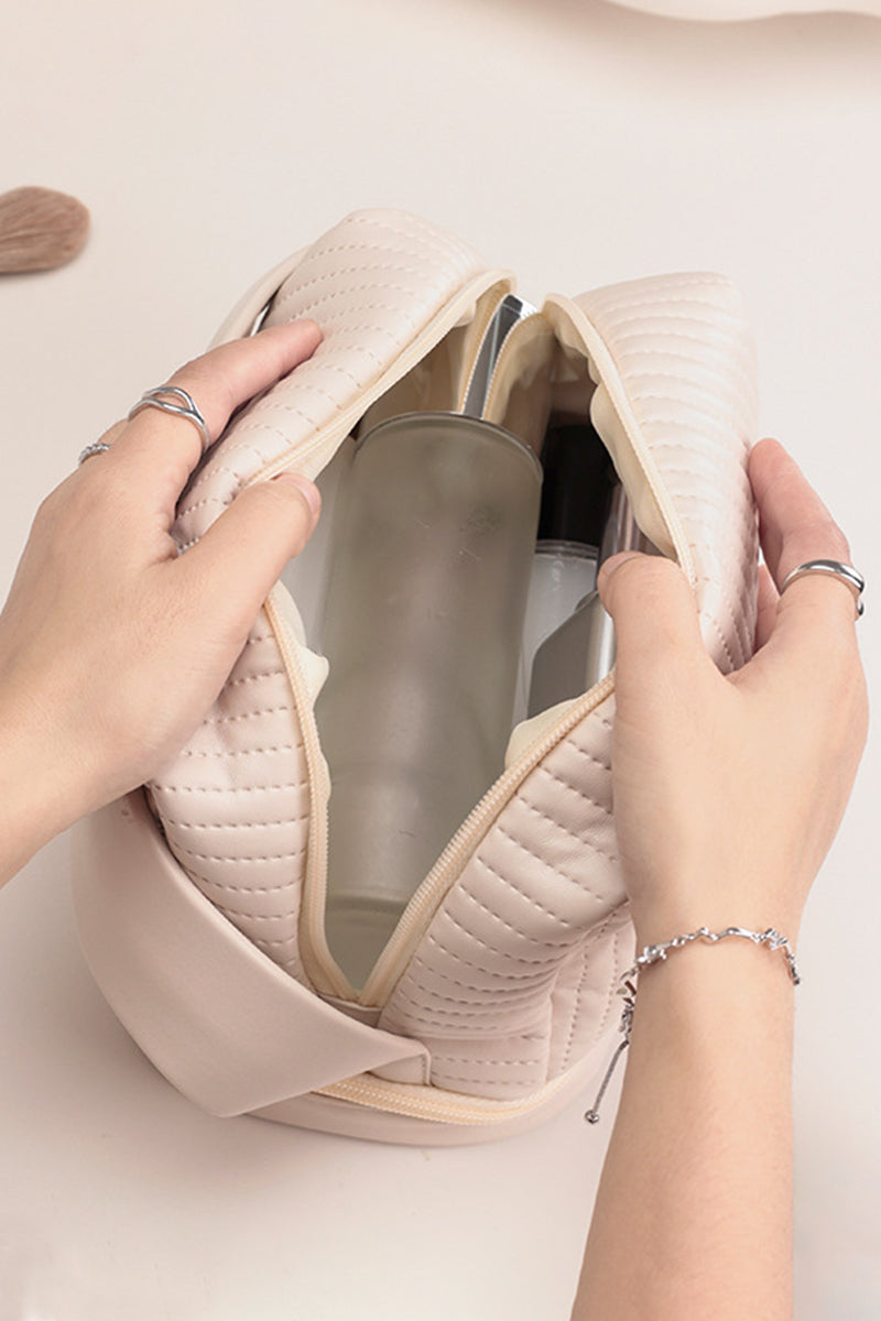 MULTIFUNCTIONAL DOUBLE LAYER COSMETIC BAG