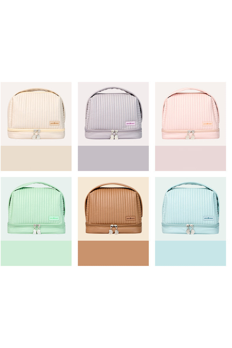 MULTIFUNCTIONAL DOUBLE LAYER COSMETIC BAG