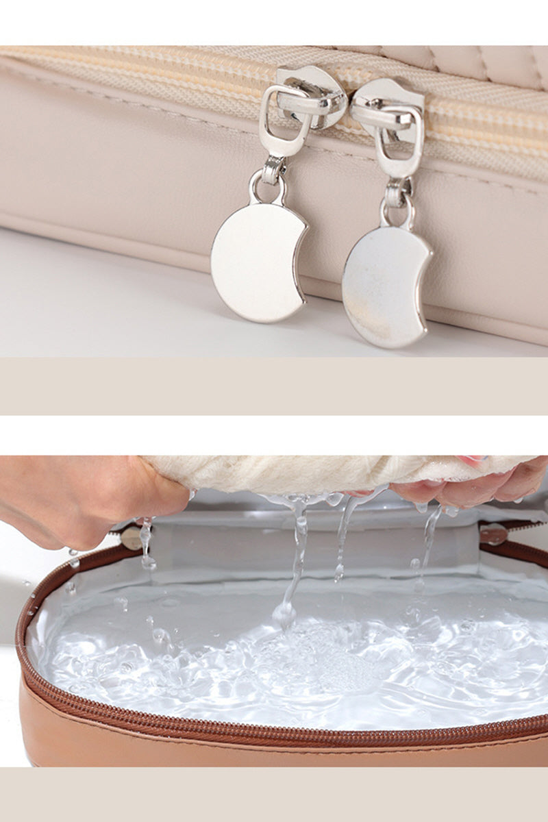 MULTIFUNCTIONAL DOUBLE LAYER COSMETIC BAG