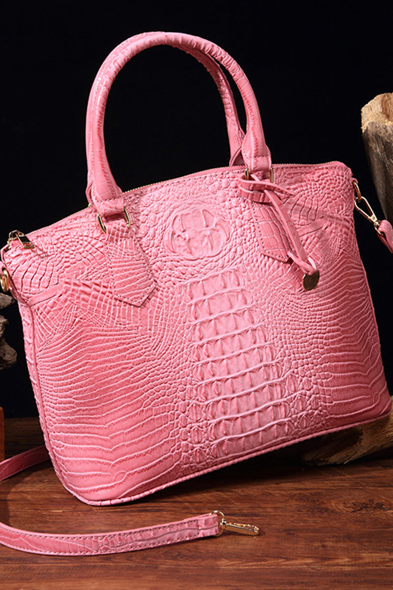 FASHION HANDBAG SHELL BAG CROCODILE DESIGN