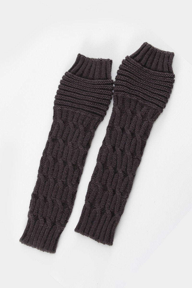 WINTER SOLID KNIT TRENDY HAND WARMERS