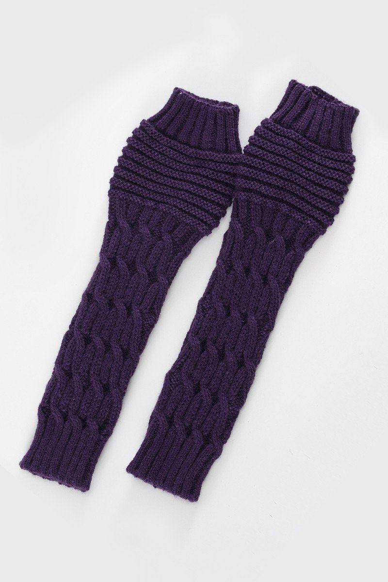 WINTER SOLID KNIT TRENDY HAND WARMERS