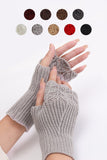 WINTER SOLID STYLISH KNIT HAND WARMERS