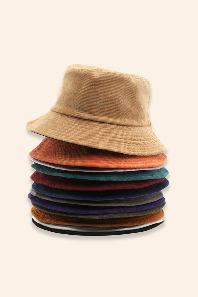 WOMEN SOLID CASUAL BUCKET HAT FOR DAILY LIFE
