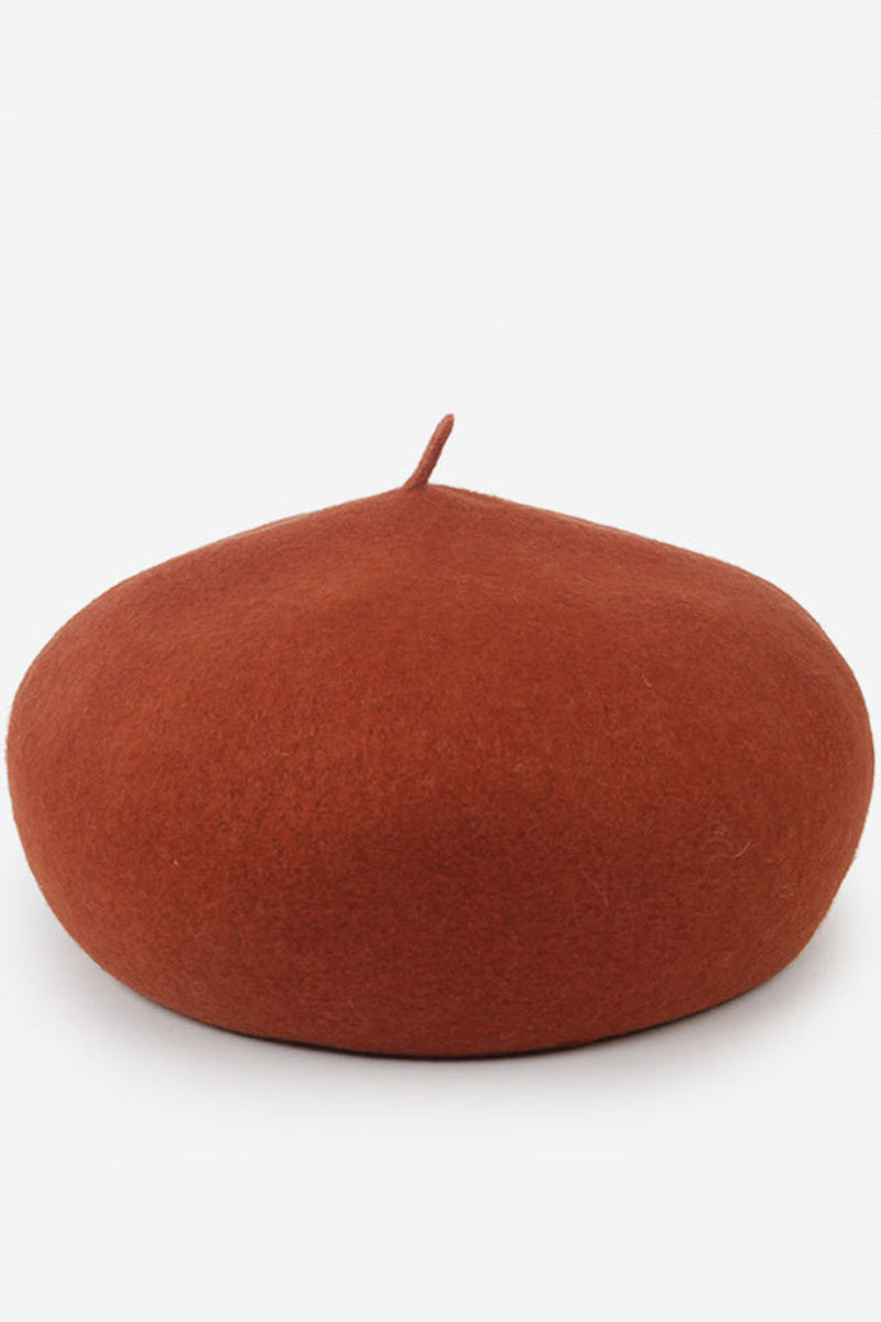 ADJUSTED PLAIN BERET CAP