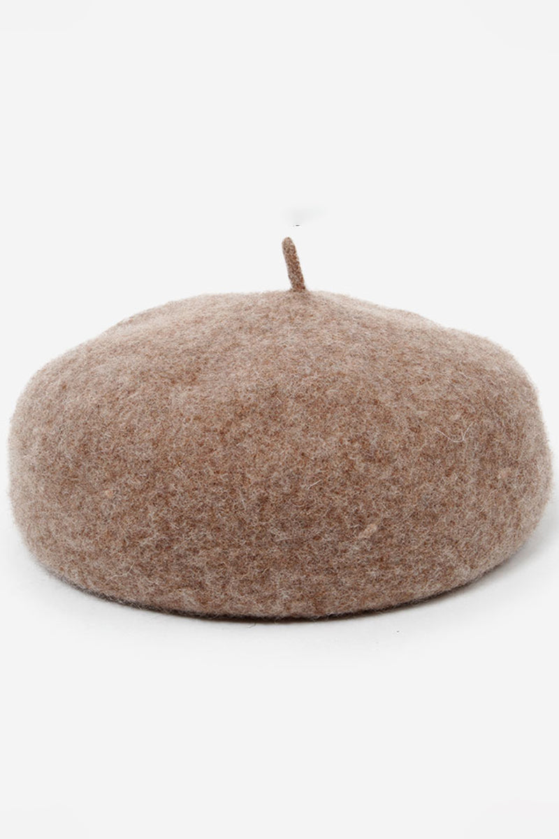 ADJUSTED PLAIN BERET CAP