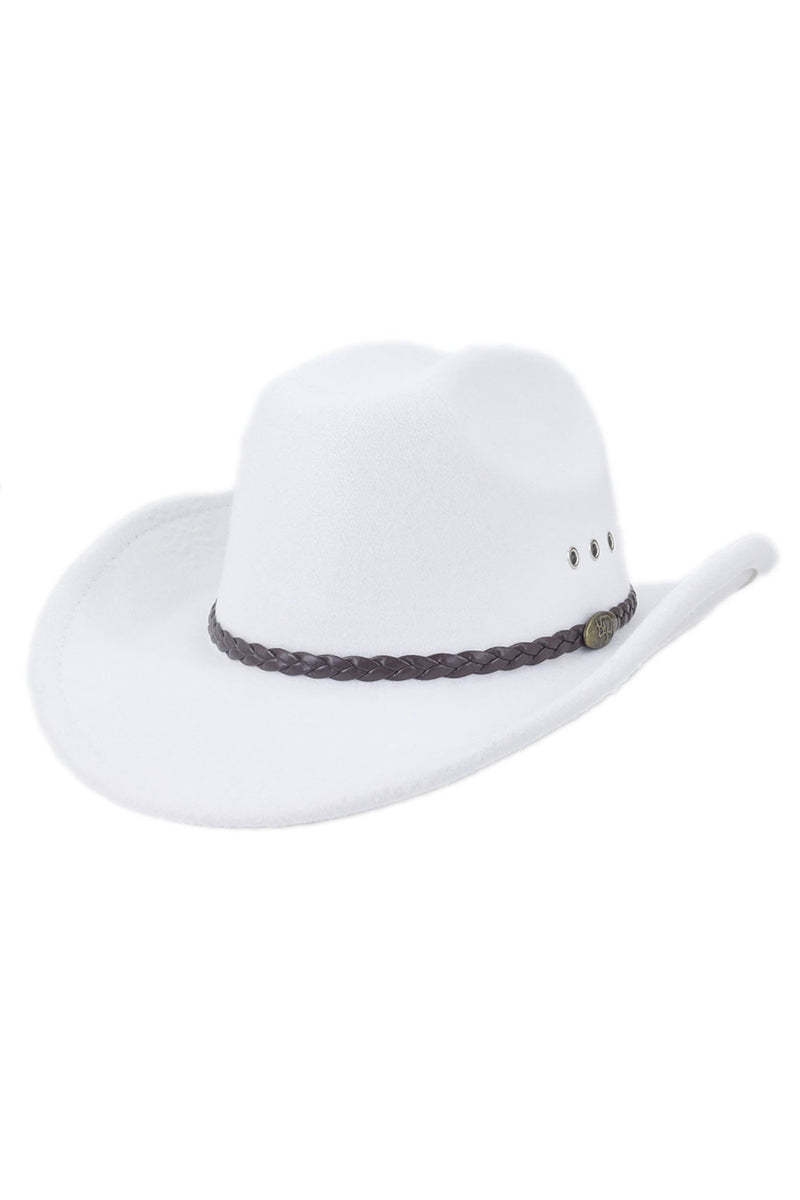 WOMEN WESTERN FELT HAT JAZZ COWBOY HAT