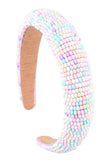 COLORFUL RICE BEADS DECKED HEAD HOOP HEADBAND