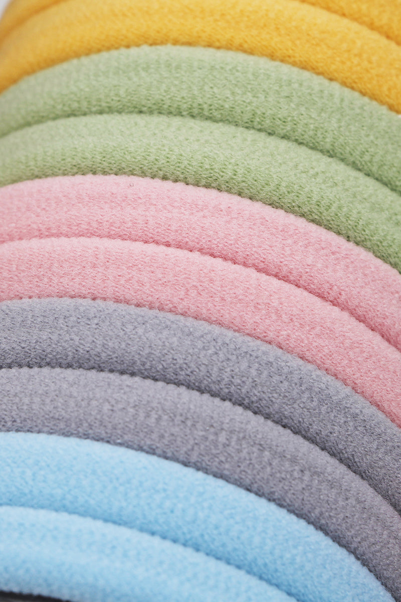 THICK SEAMLESS HAIR BANDS, 10PCS SIMPLY HAIR TIES PONYTAIL HOLDERS HEADBAND, 10PCS PER 1 PACK