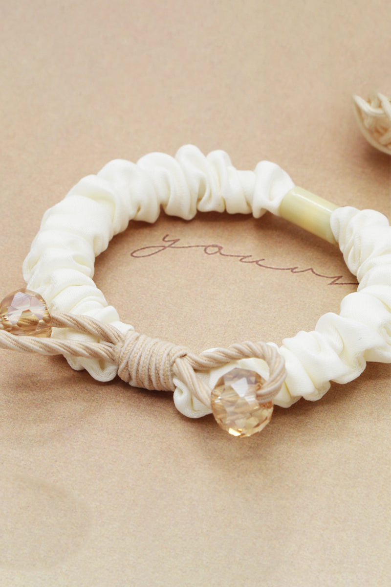 WOMEN BOW RUBBER BAND HAIR SCRUNCHIES