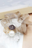 WOMEN SIMPLE FASHION HAIR TIE HEAD ROPR PONYTAIL PILL HAIR SCRUNCHIES