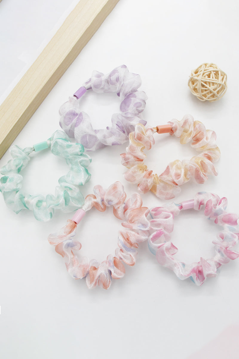 SATIN ELASTIC HAIR BANDS GIRL HAIR SCRUNCHIES
