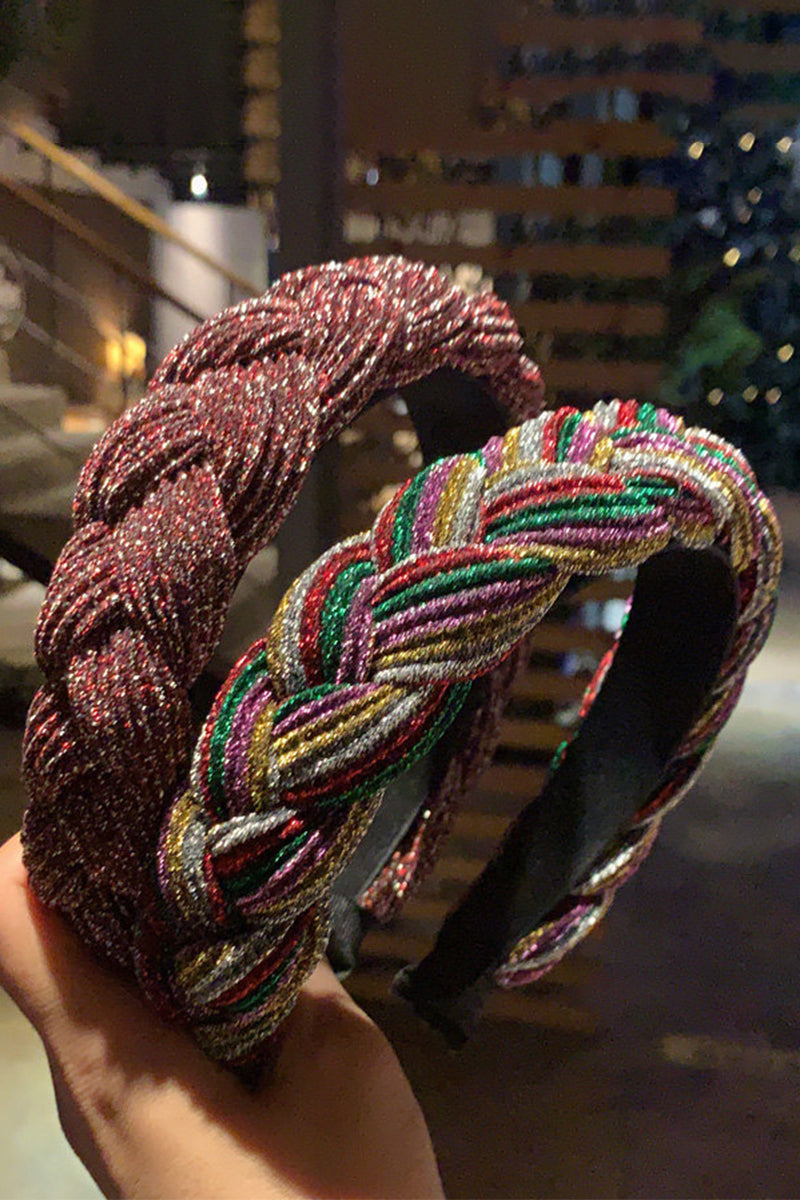 GLITTER KNOT DECOR GLAMOROUS HEADBAND