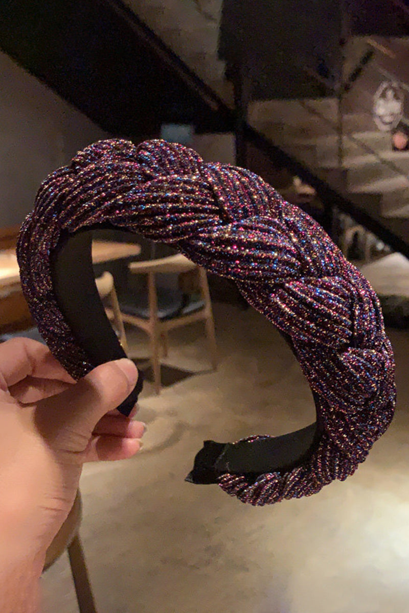 GLITTER KNOT DECOR GLAMOROUS HEADBAND