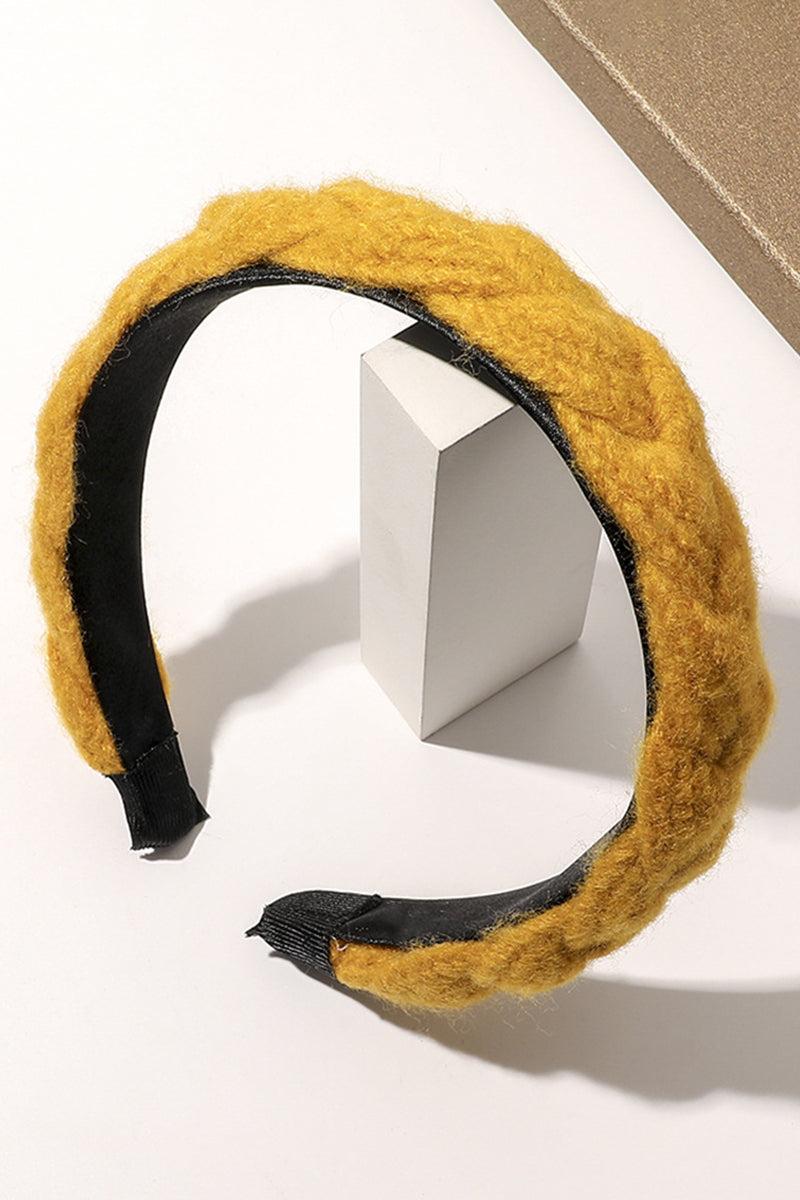WOOL BRAIDED WIDE HEADBAND