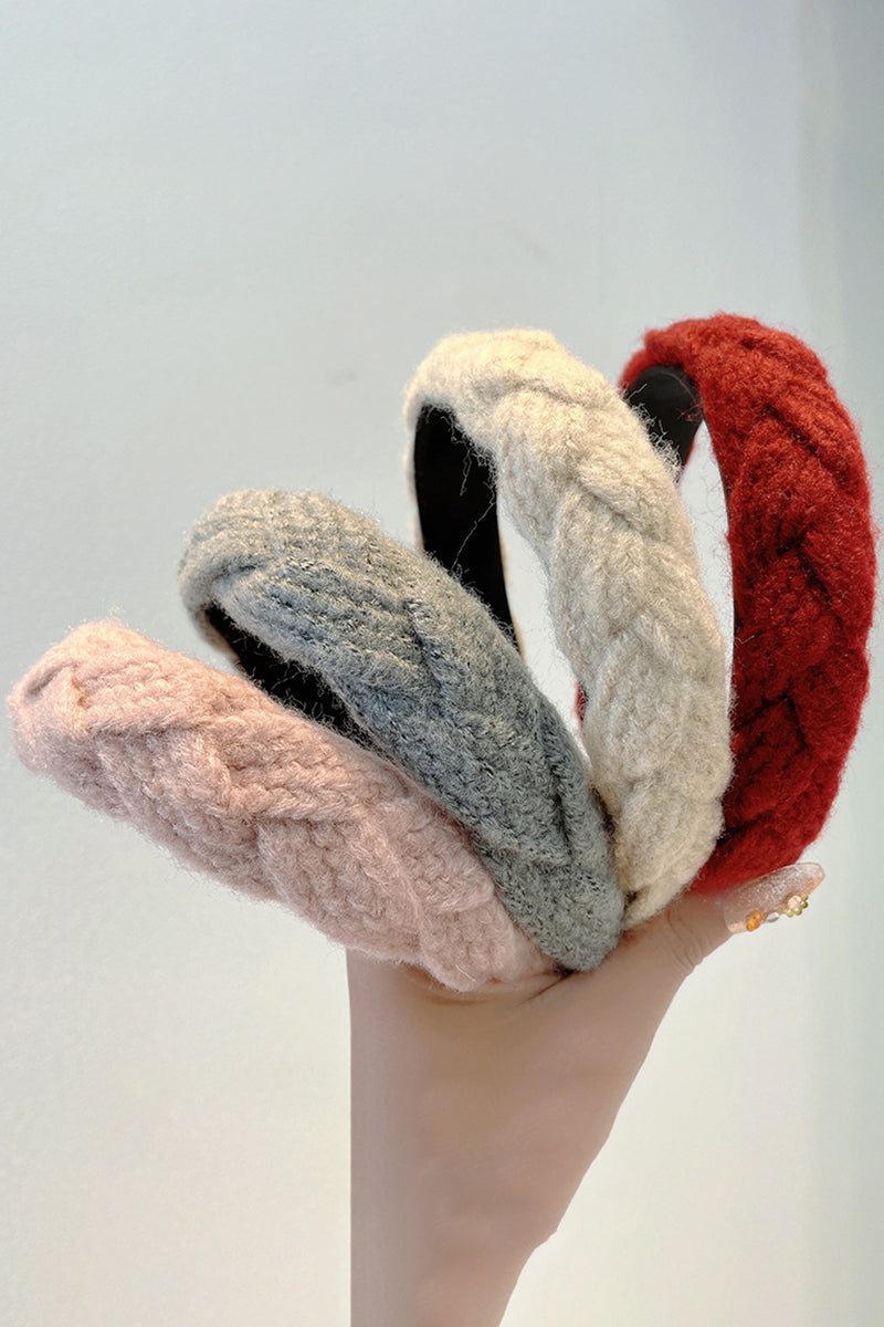 WOOL BRAIDED WIDE HEADBAND