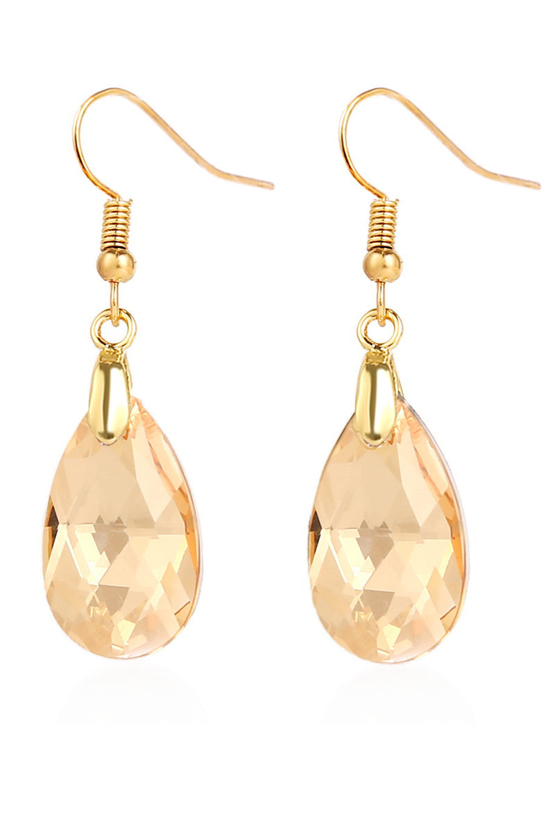 WATER DROPLET DECOR DROP EARRINGS