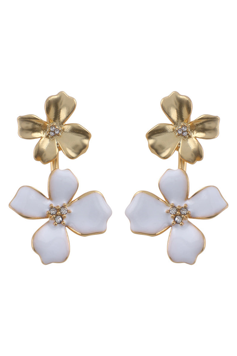 FLOWER DESIGN EARRINGS