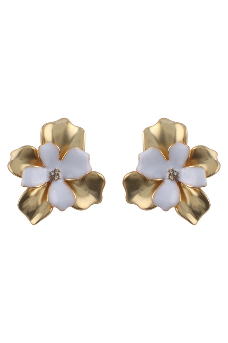 FLOWER DESIGN EARRINGS