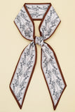 STRIPED PRINT SILK SCARVES