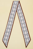 STRIPED PRINT SILK SCARVES