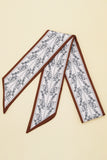 STRIPED PRINT SILK SCARVES