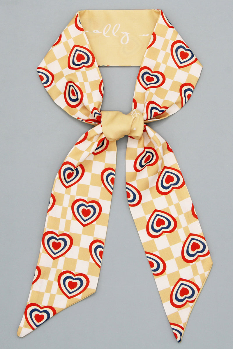 WOMEN FASHION FLORAL PRINT TWILLY SCARF