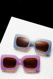 WIDE SQUARE FRAME FASHION SUNGLASSES